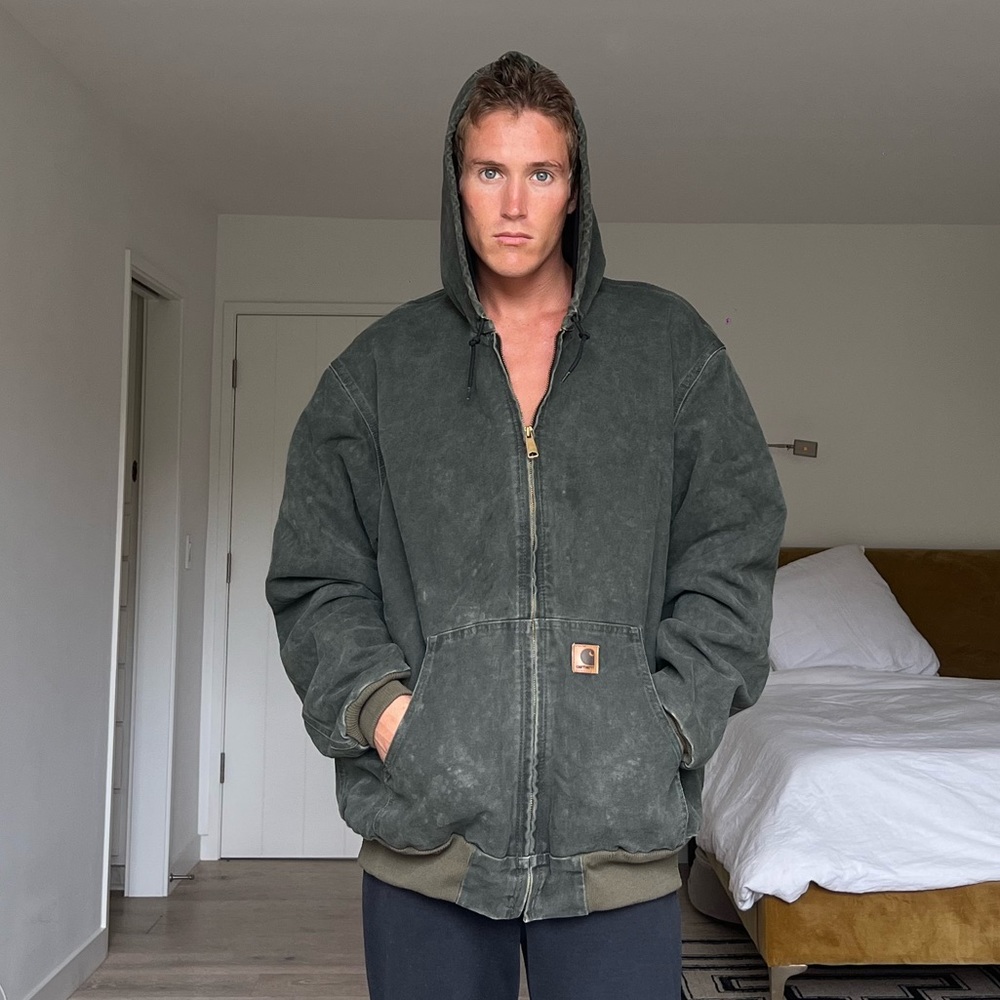 Carhartt vintage green jacket